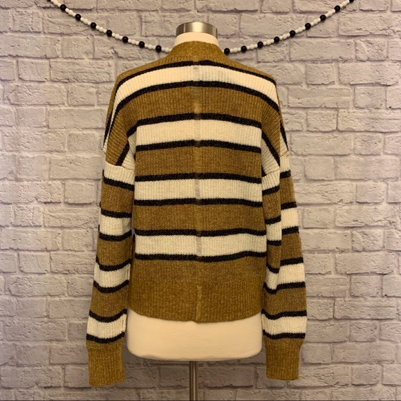 NWT n:Philanthropy Tiny Cardigan in Meerkat Stripe - Picture 5 of 12